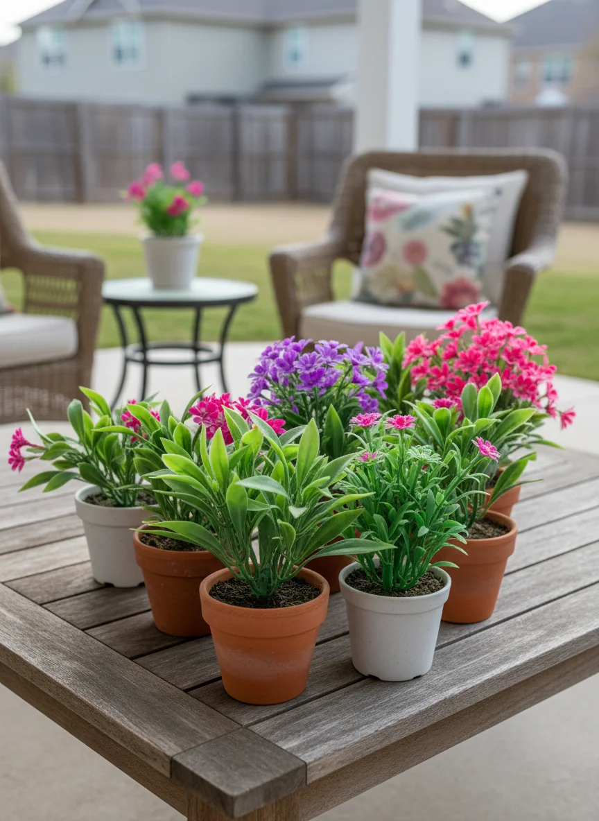 Unrealistic Faux Plants