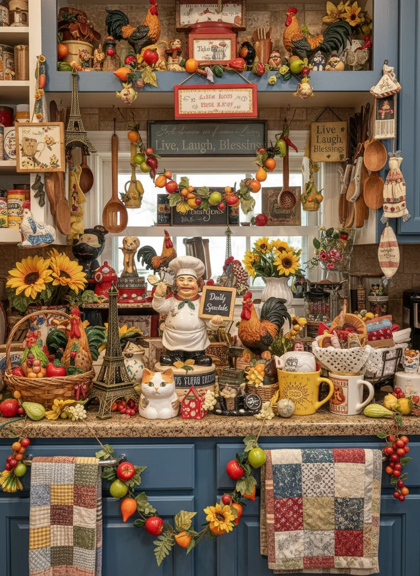 Excessive Themed Kitchen Decor