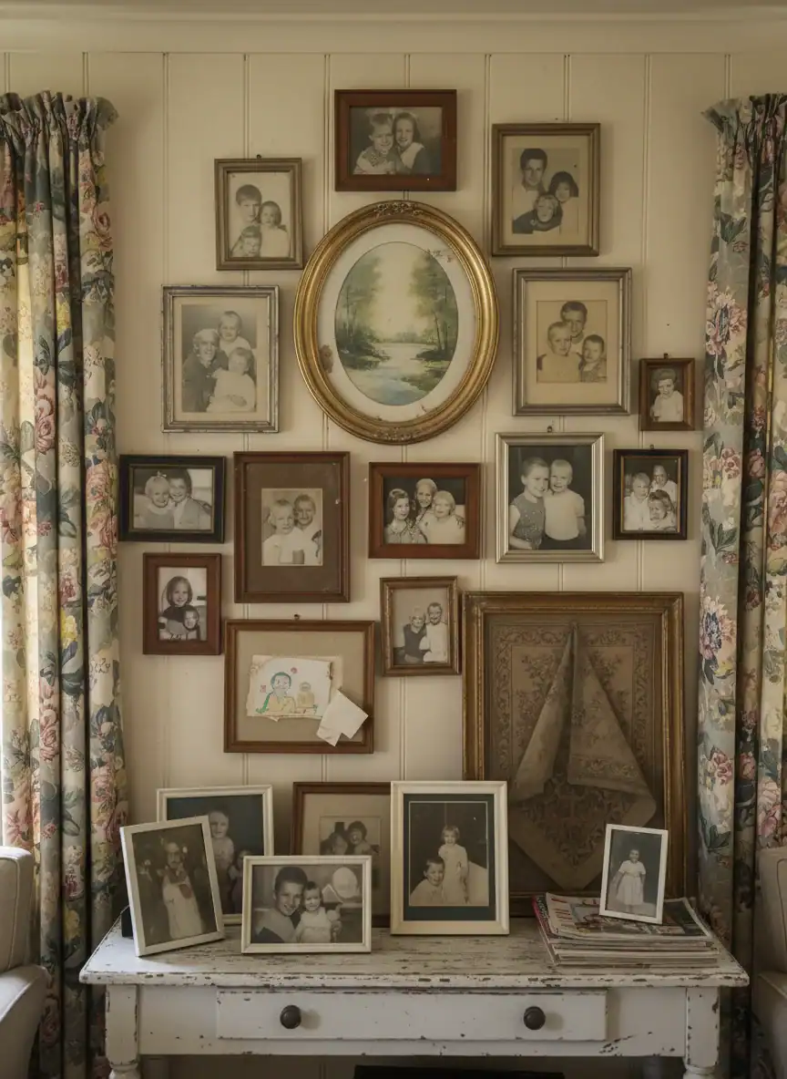 Displaying Too Many Personal Photos or Faded Artwork