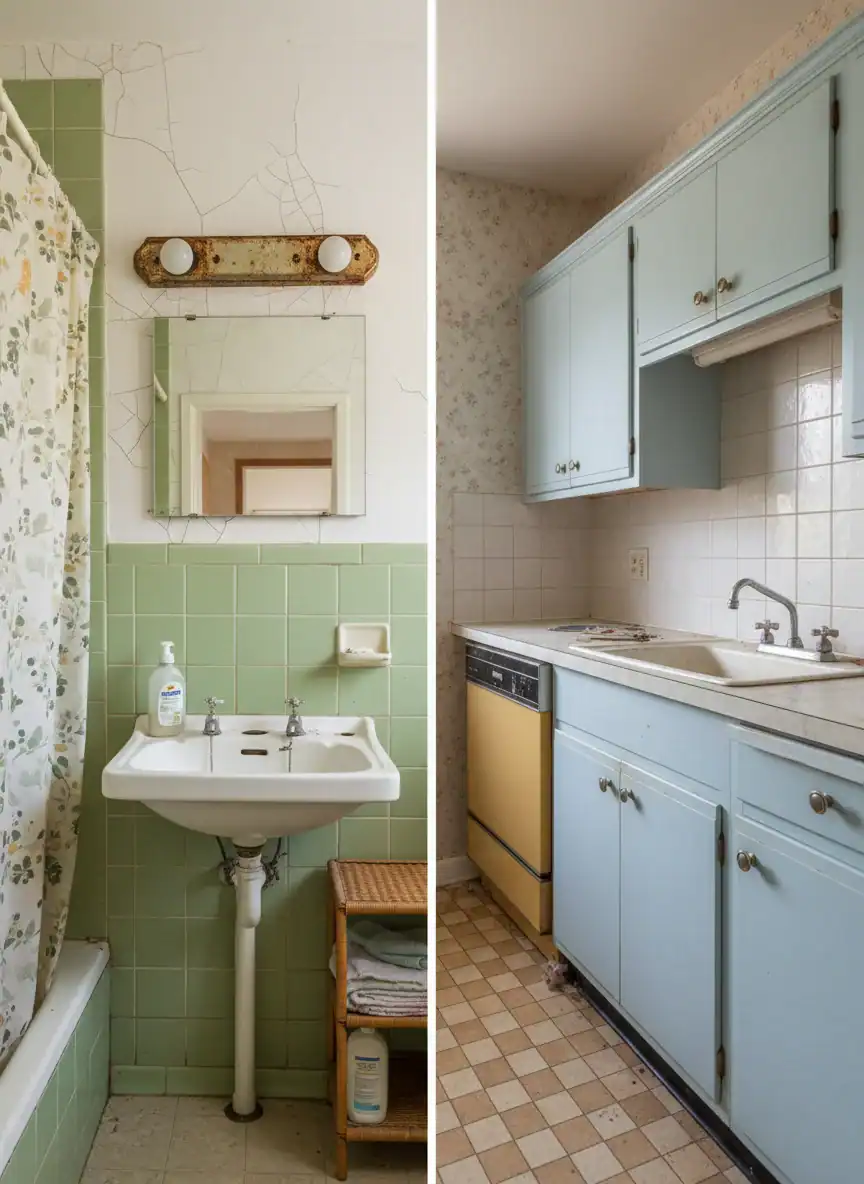 Failing to Update Kitchen and Bathroom Basics