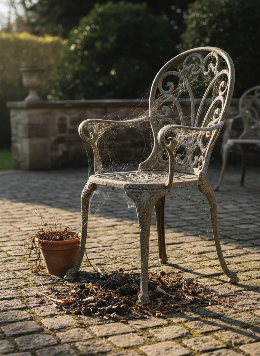 Unswept Cobwebs and Debris