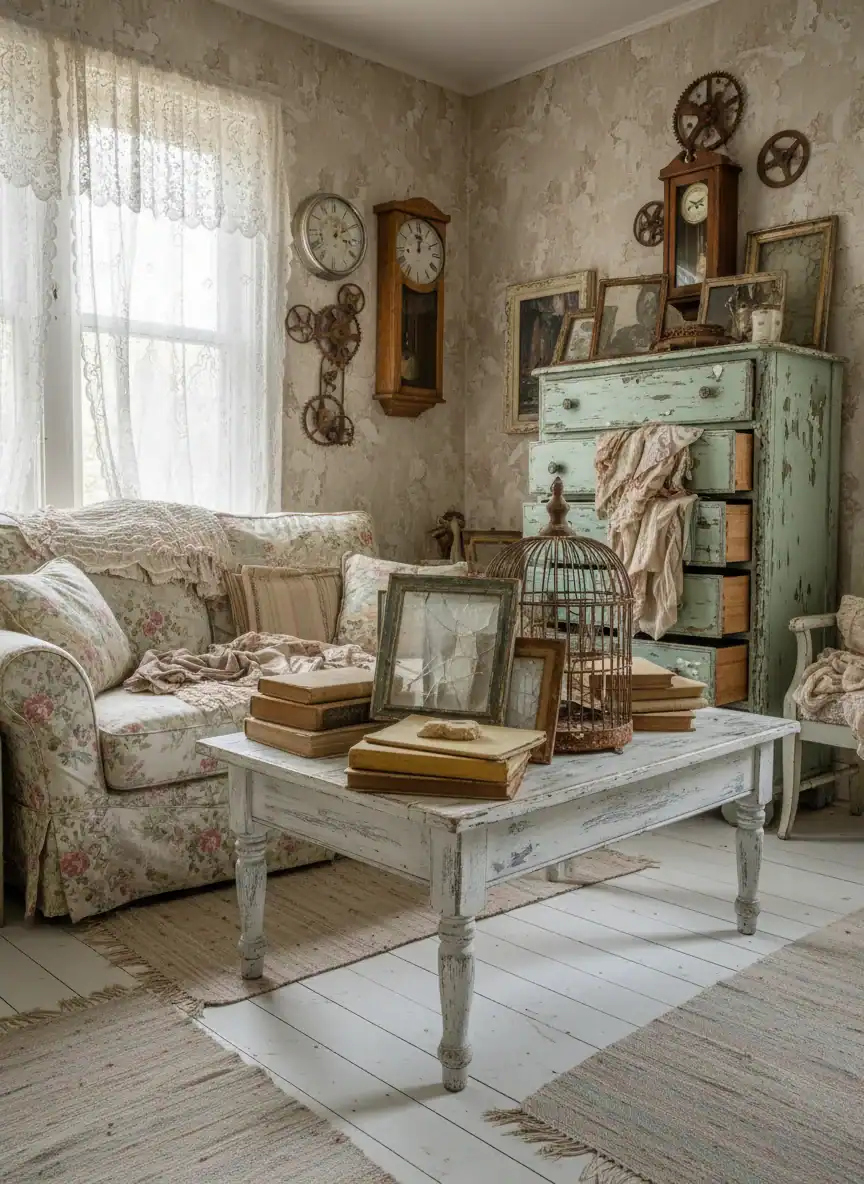 Overdoing the Shabby Chic Distressed Look