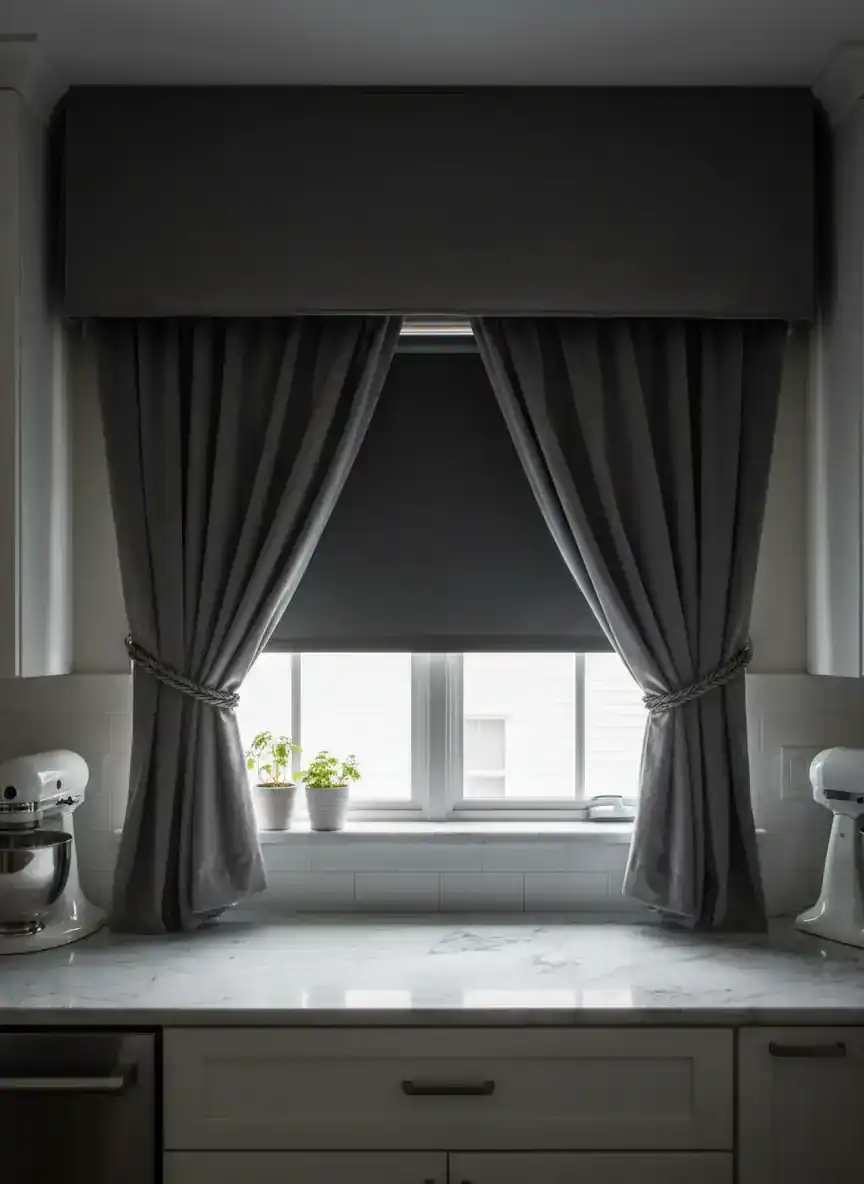 Heavy, Light-Blocking Window Treatments