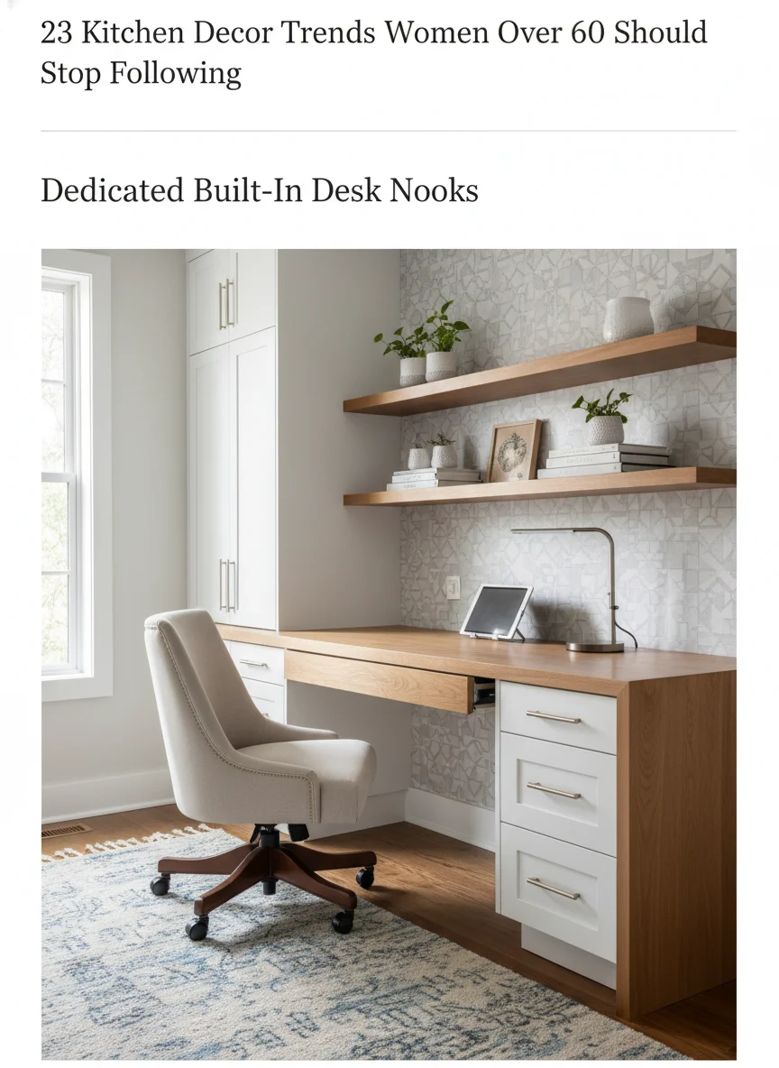 Dedicated Built-In Desk Nooks