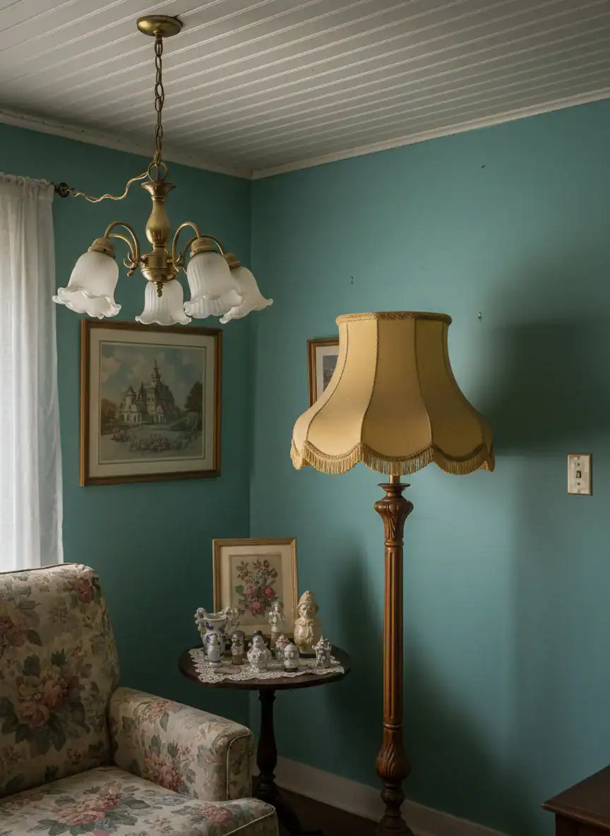 Mismatched or Outdated Lighting Fixtures