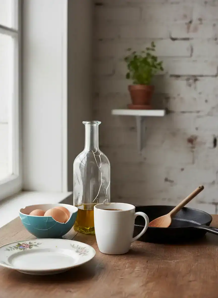 Broken or Chipped Items Still in Use