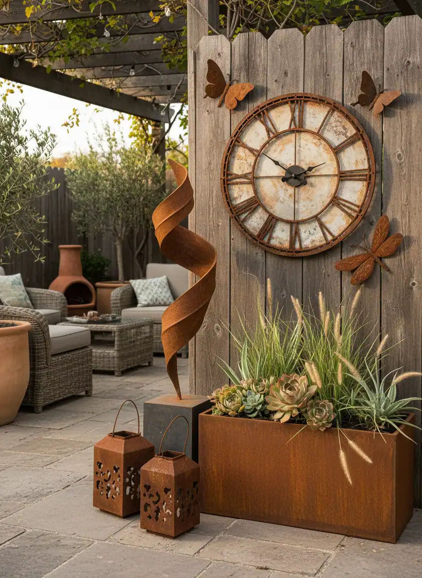 Rusty Metal Art and Decor