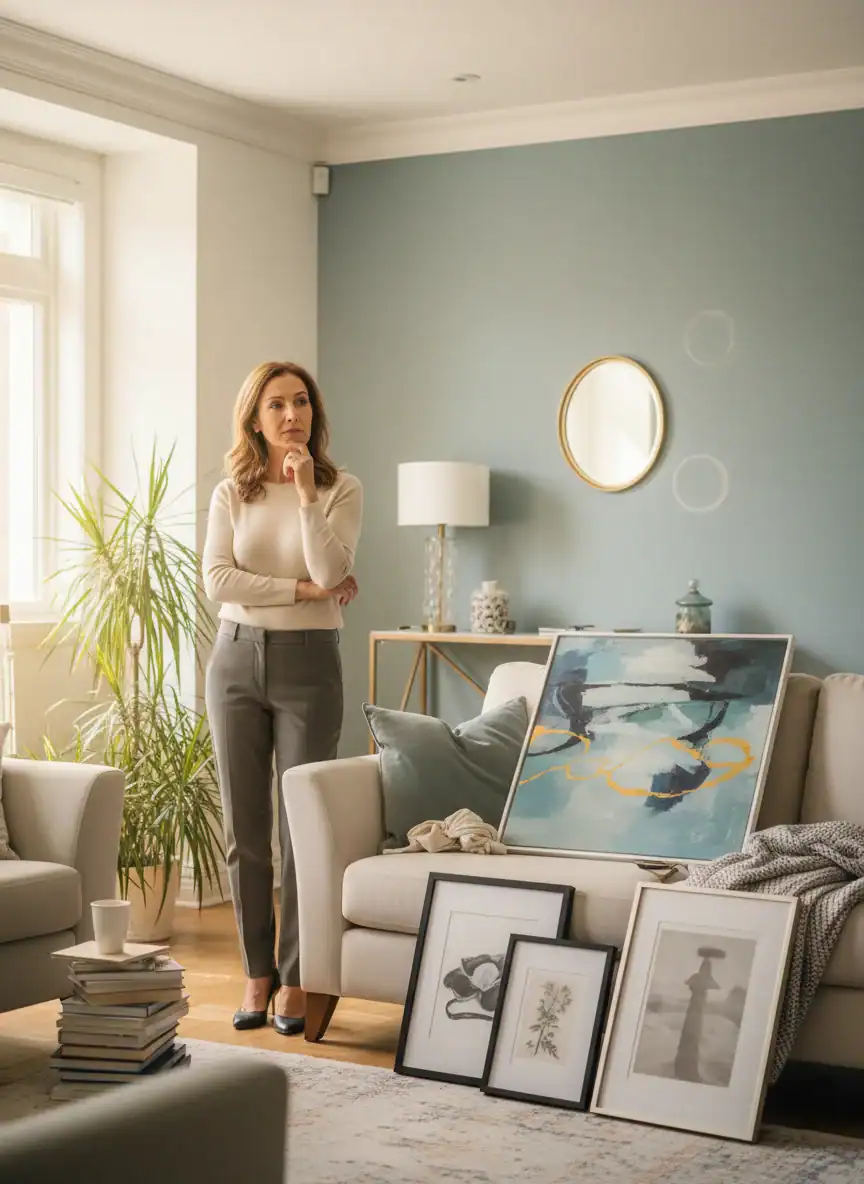 Misplacing or Neglecting Wall Art