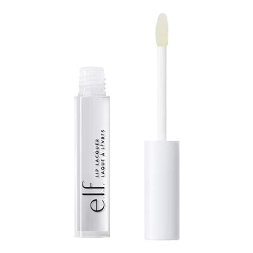 e.l.f. Lip Lacquer, Hydrating Lip Gloss, Non-Sticky Ultra-Shine with Vitamin A & E, Vegan & Cruelty-Free, Clear