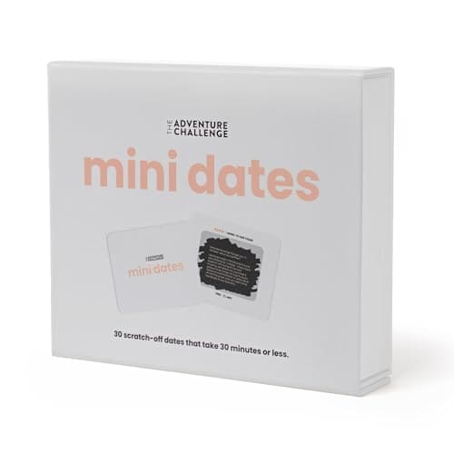 Mini Dates - Date Night Ideas for Busy Couples | 30 Meaningful Dates Under 30min | The Original Scratch-Off Date Night Game | Couples Gift