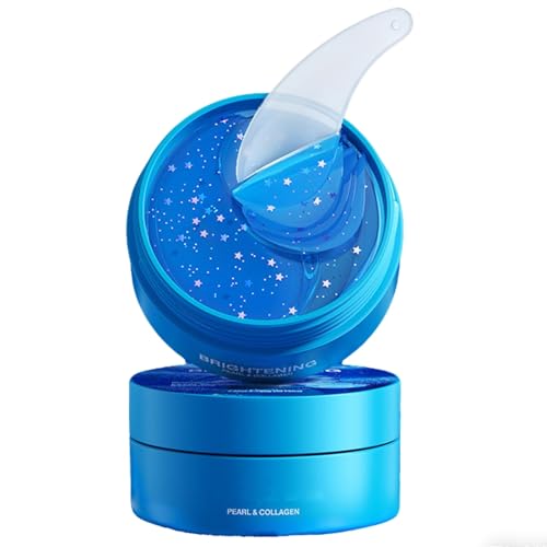 SANZHUAN Collagen Eye Mask, 30 Pairs Anti-Aging Under Eye Patches for Dark Circles & Puffiness, Moisturizing Hydrogel Eye Pads Tightens Eye Skin Reduces Wrinkles, All Skin Types for Men & Women