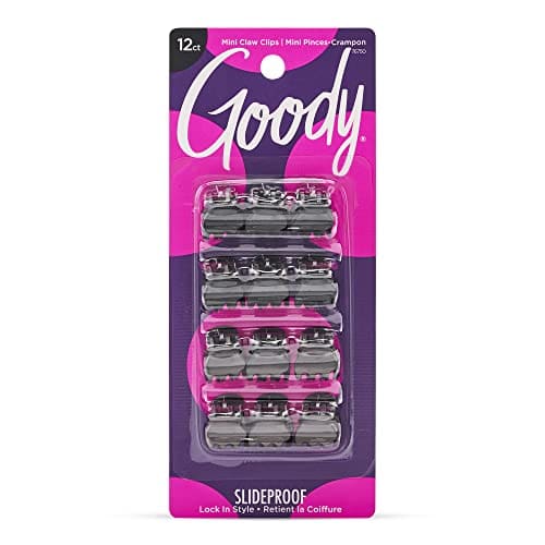 Goody Mini Claw Clips, Colour Collection , Brunette - Great for Easily Pulling Up Your Hair - Pain-Free Hair Accessories for Women, Men, Boys & Girls 12 Count (Pack of 1)