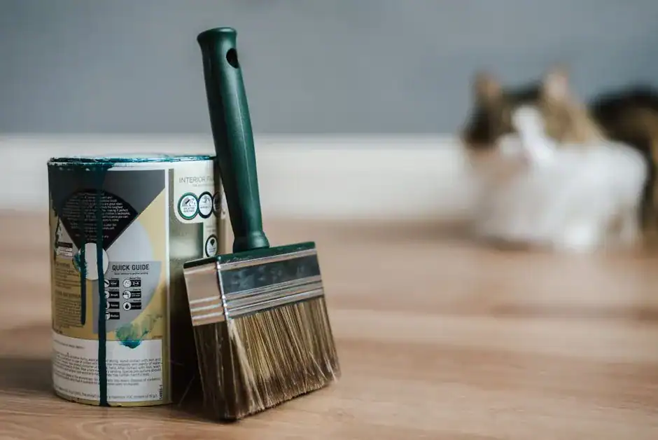 Old Paint Cans Crowding the Garage